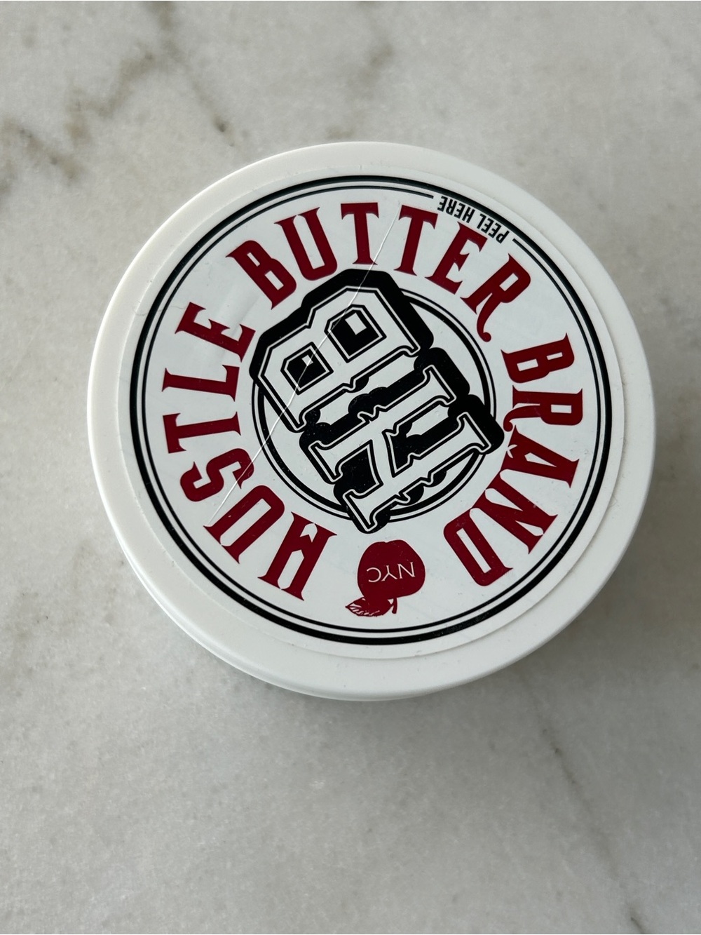 Hustle Butter Tattoo Balm - White Tin with Red & Black Logo